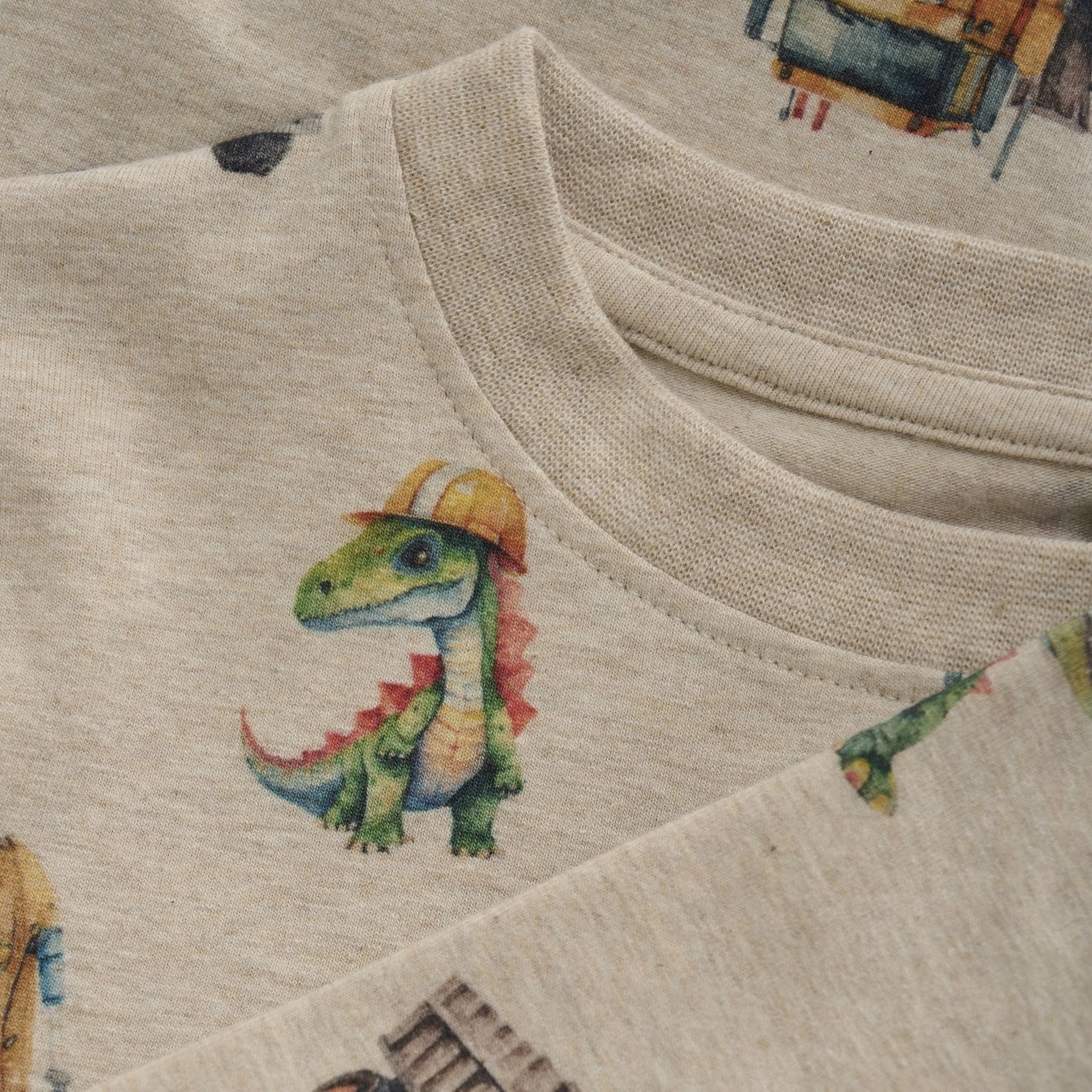 Odor Control Technology All day wearability Minymo Beige Melange Blouse AOP