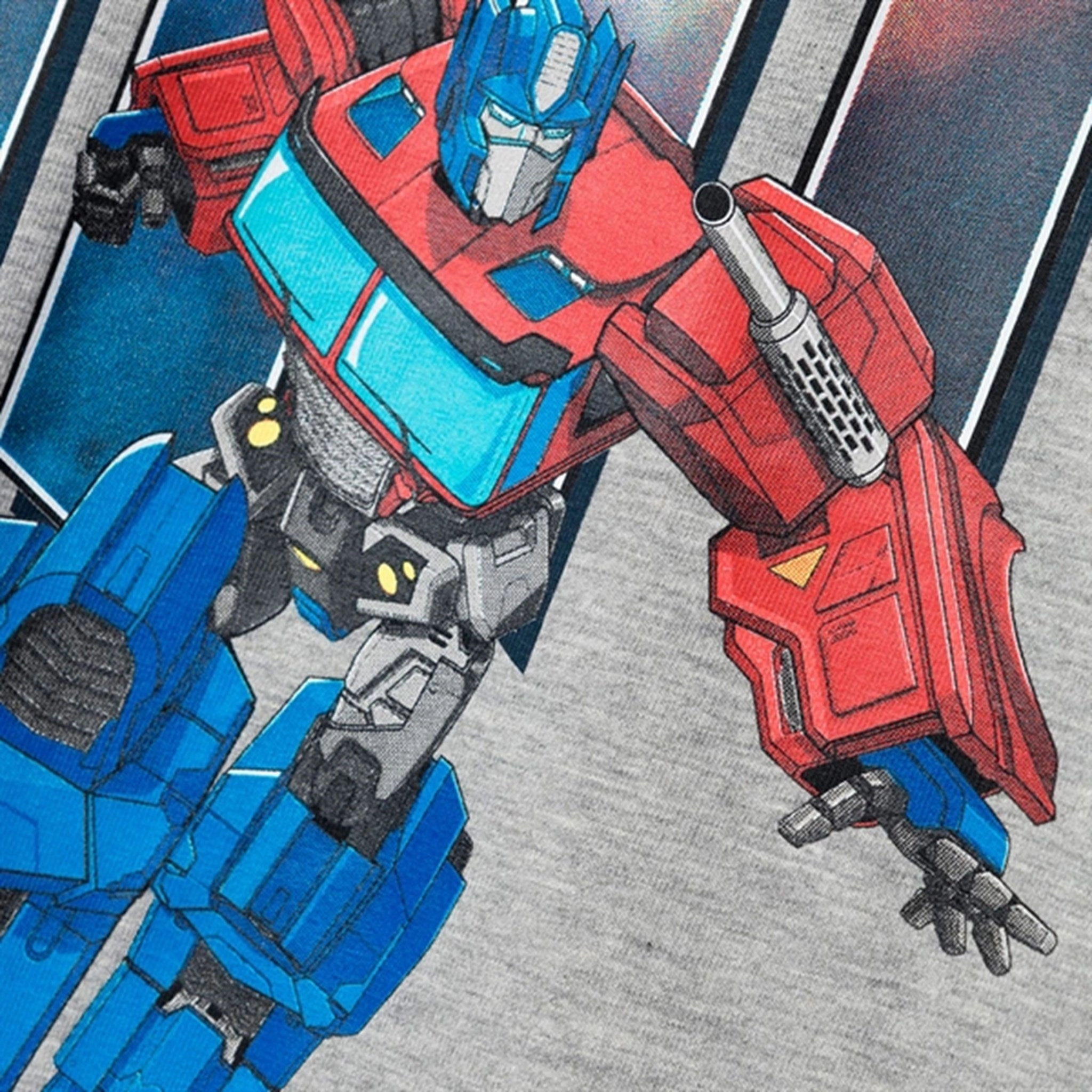 EcoFriendlyMaterial Name it Grey Melange Jim Transformers T-Shirt