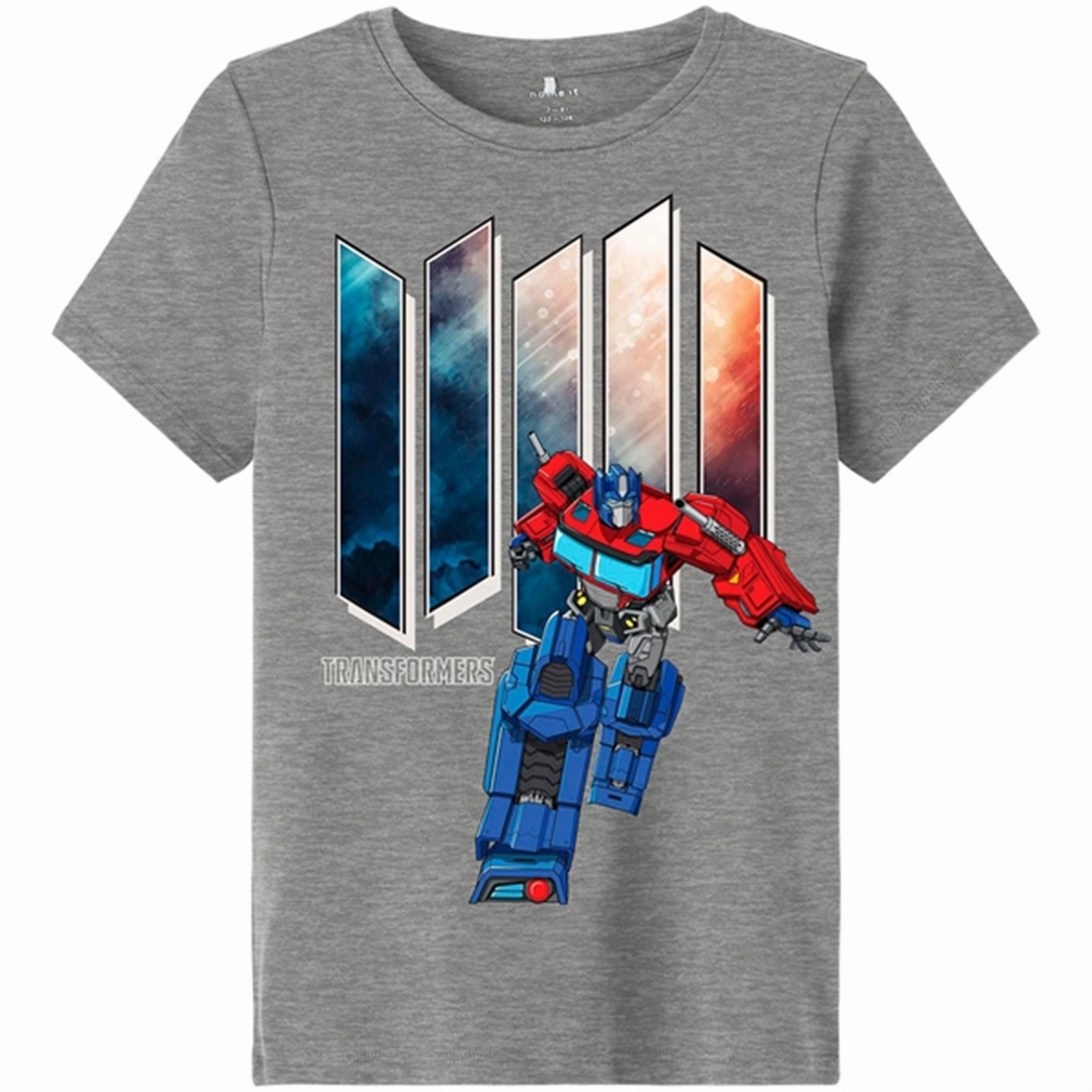 Airflow Ventilation System Name it Grey Melange Jim Transformers T-Shirt