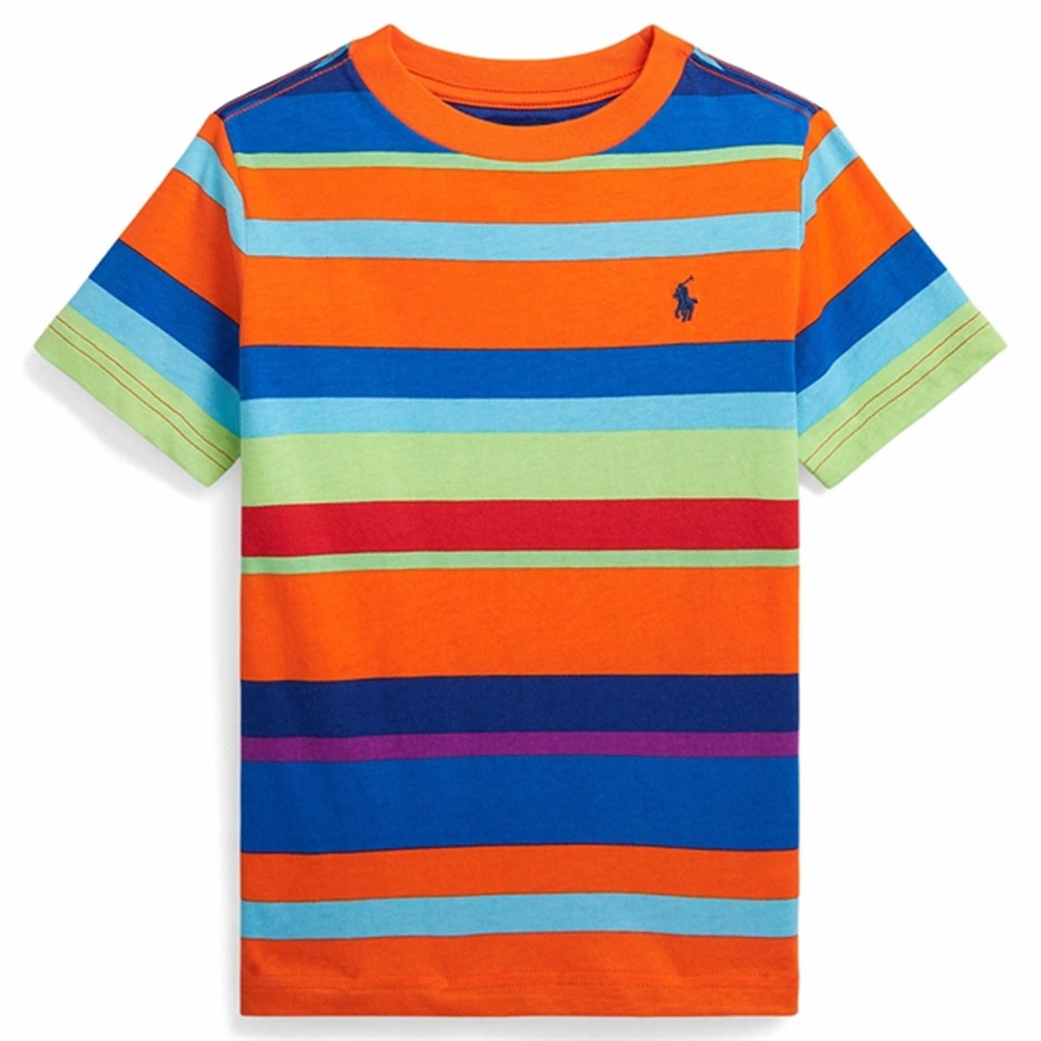 Loose fitting comfort Polo Ralph Lauren T-Shirt Sailing Orange Multi