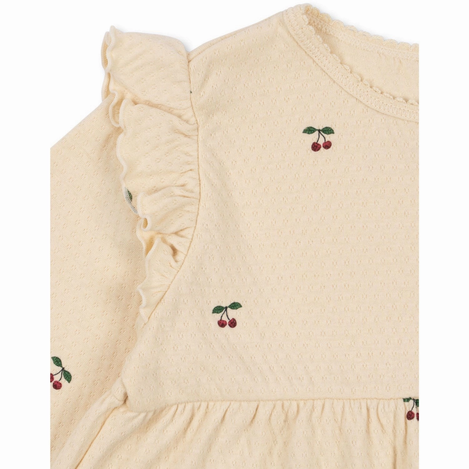 Evening Chic Konges Sl?jd Cherry Sui Frill Dress Gots