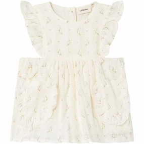 Lil'Atelier Coconut Milk Jinna Loose Skirtall Soft Movement Versatile dress for layering