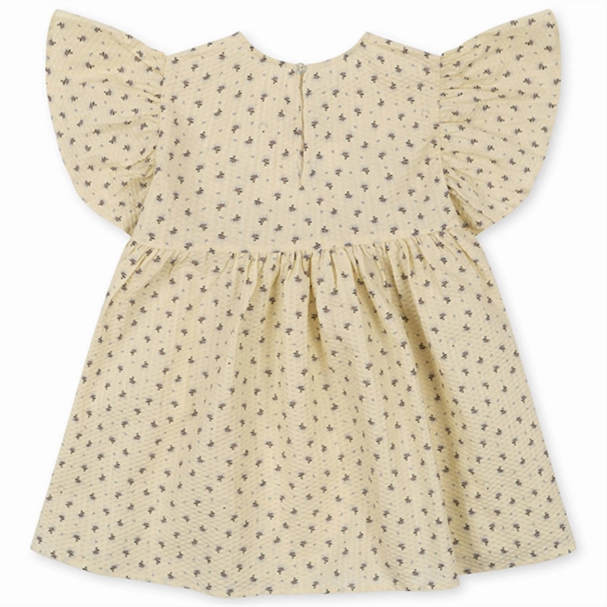 Konges Sl?jd Point Bleu Bitsy Wrap Dress Flattering Fit Fresh Glow