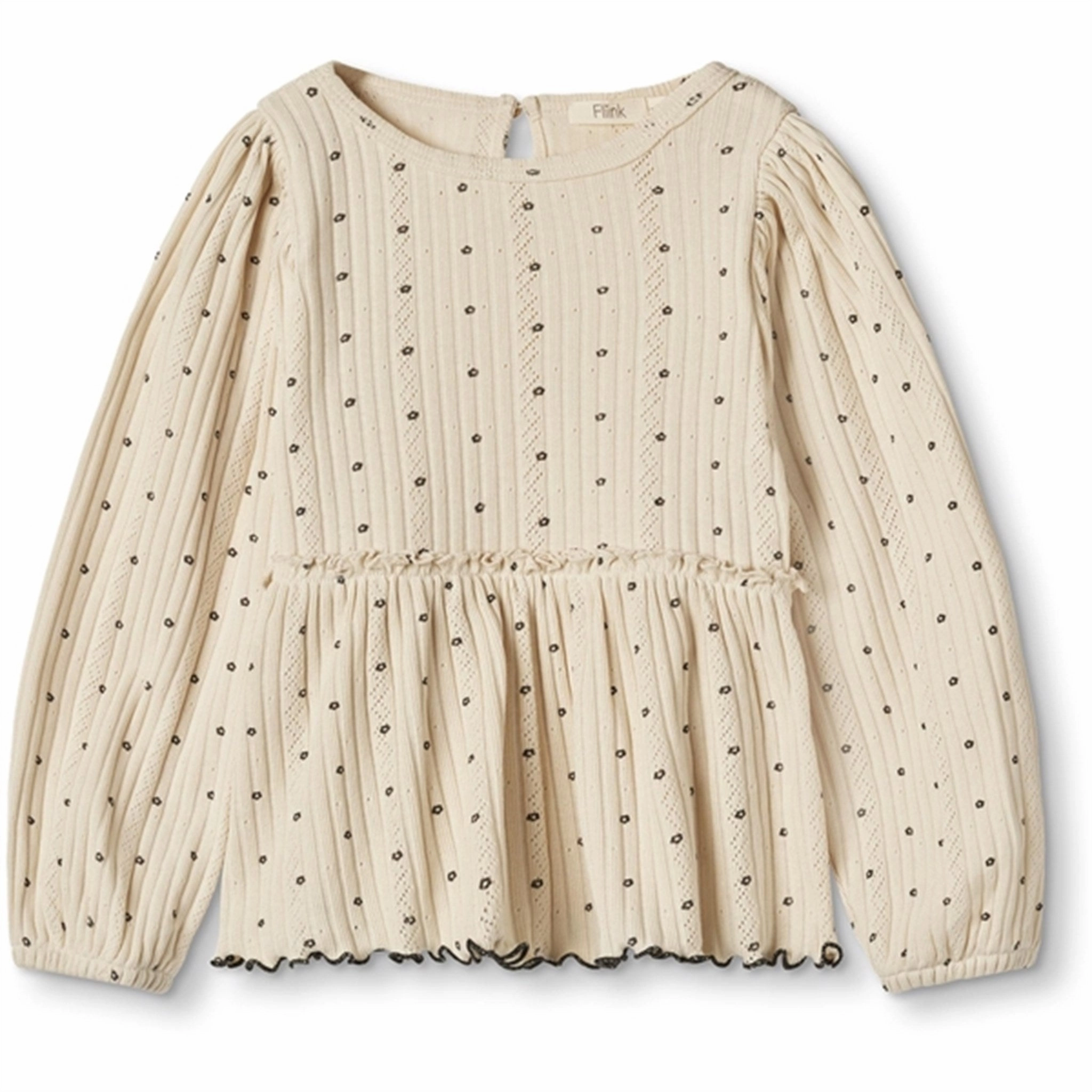 Fliink Sandshell Aop Olivia Blouse Premium Feel Shimmer Effect