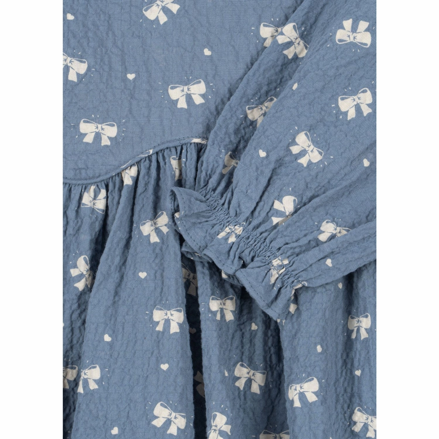 Must Have Konges Sl?jd Boucle Blue Vida Dress GOTS