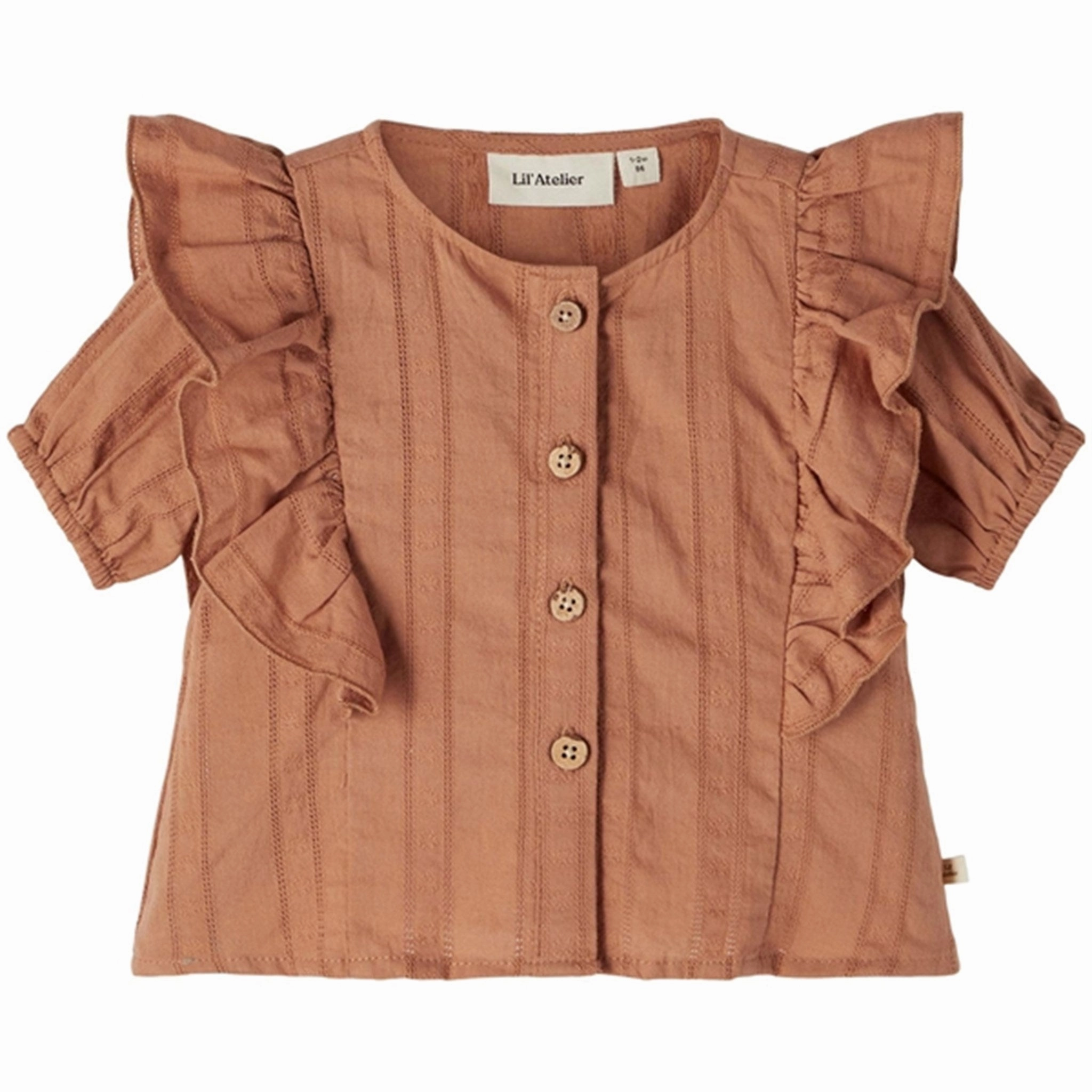 Workwear Approved Street Fashion Lil' Atelier Mocha Mousse Hunja Shirt