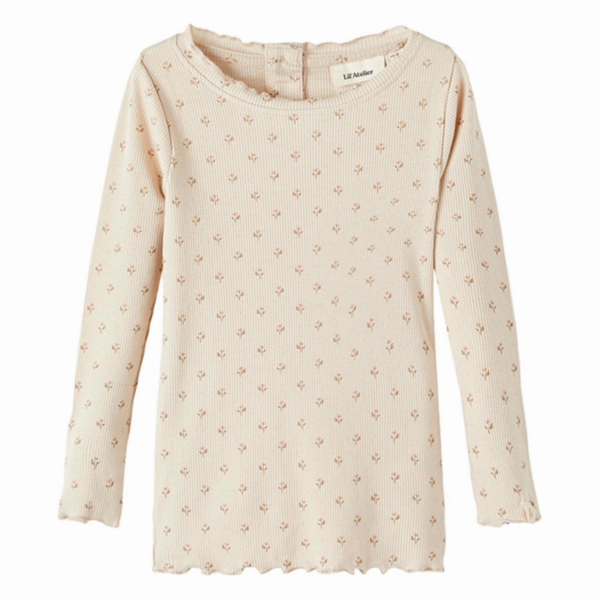 All Day Comfort Tech Camouflage Print Lil' Atelier Fog Gago Slim Blouse