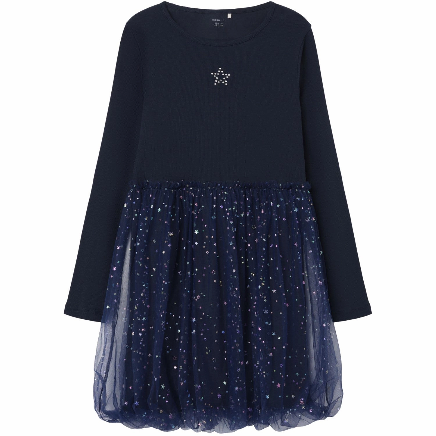 Name It Dark Sapphire Rarana Dress Neutral Flow