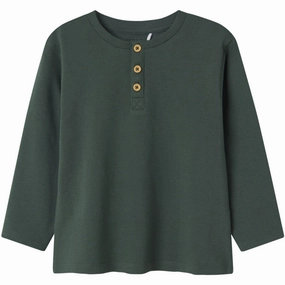 Plus Size Fit High-End Fashion Name It Garden Topiary Nmmnote Ls Grandad Top