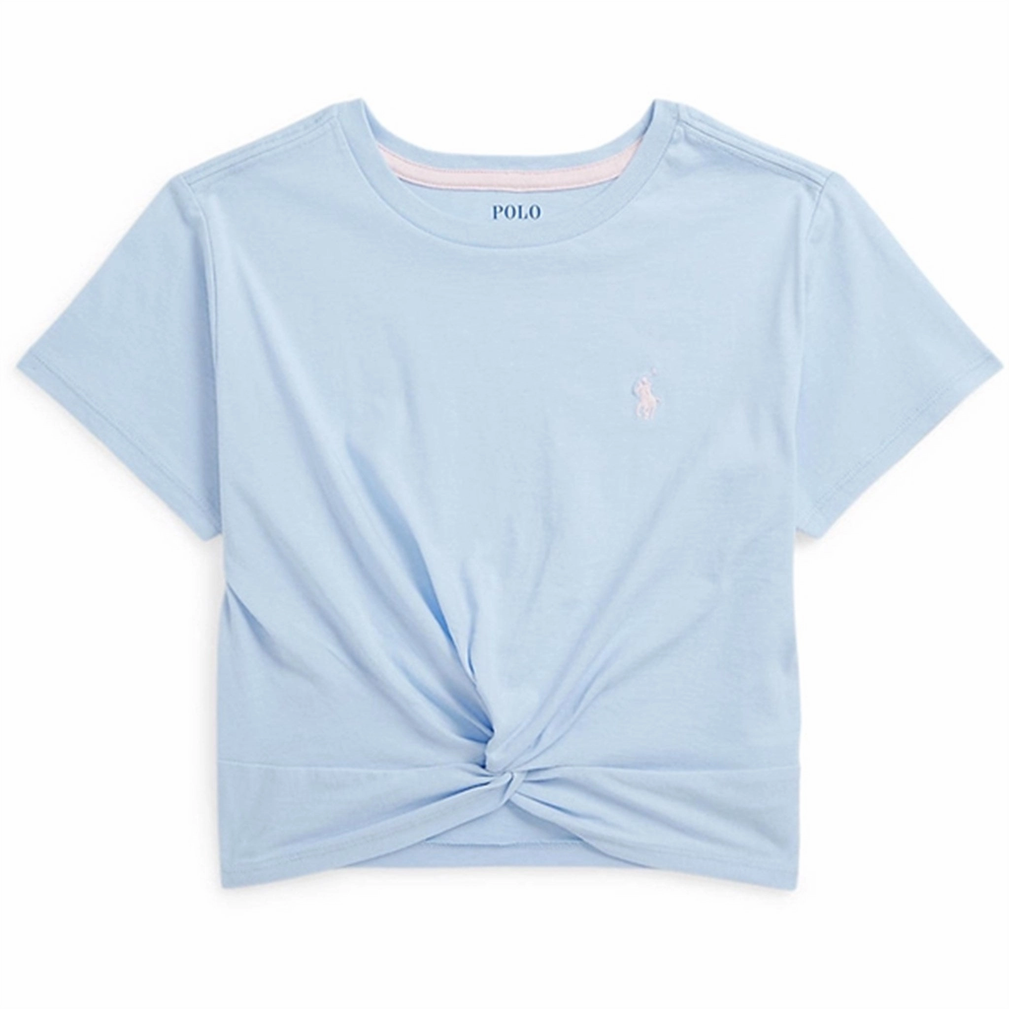 Fashionable Comfort Soft Design Polo Ralph Lauren Girl T-Shirt Bluebell w. Hint Of Pink