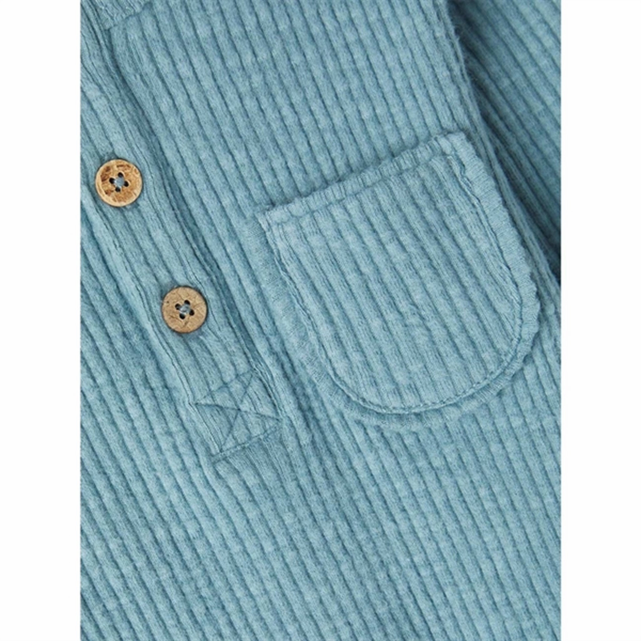 Flexible Knit Lil'Atelier Smoke Blue Rajo Slim Blouse