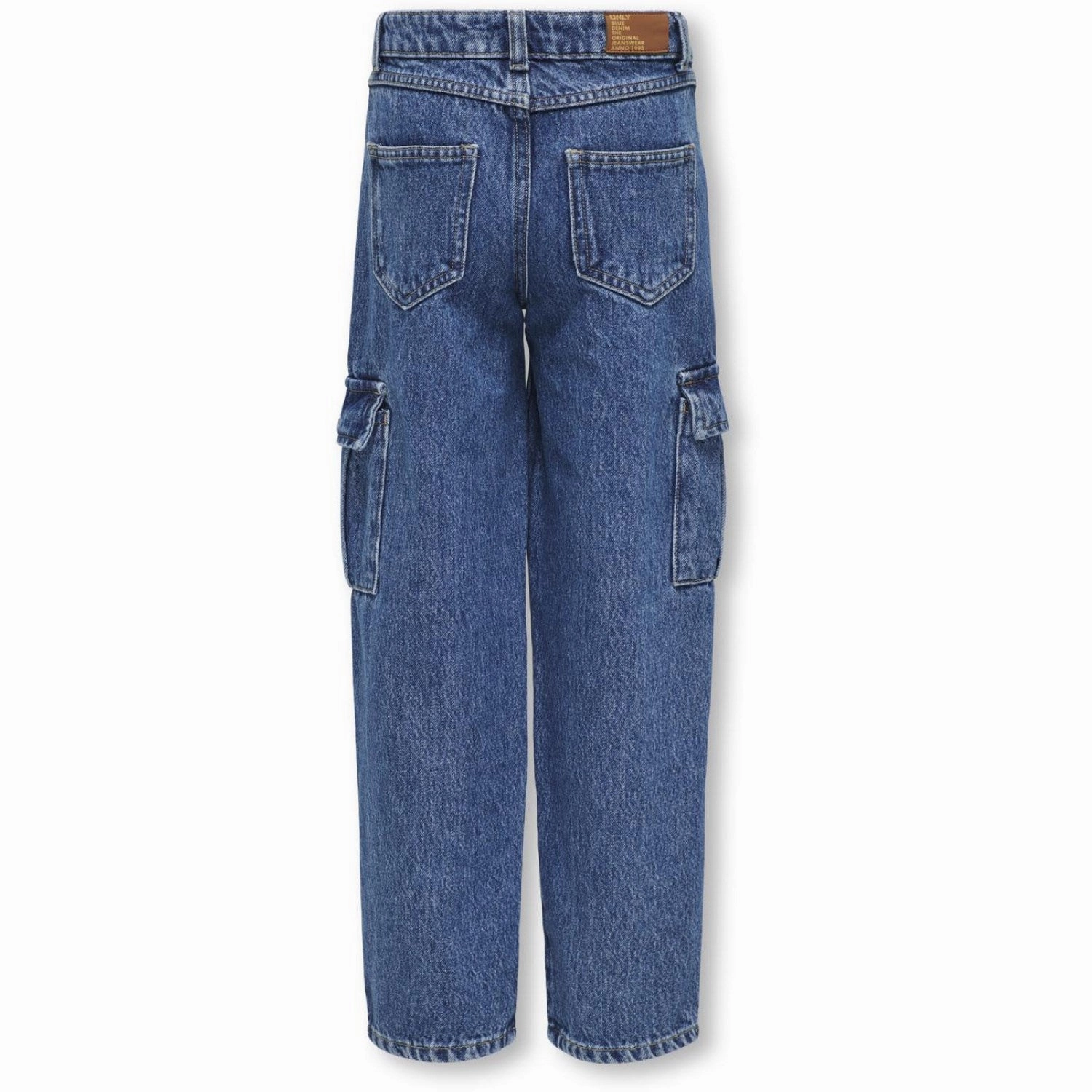 Outdoor Enthusiast Premium Home Comfort kids ONLY Medium Blue Denim Harmony Wide Cargo Carrot Jeans