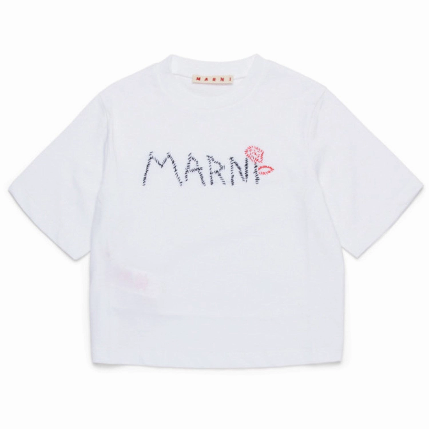 FadeResistantPrint Layering Piece Marni White T-Shirt