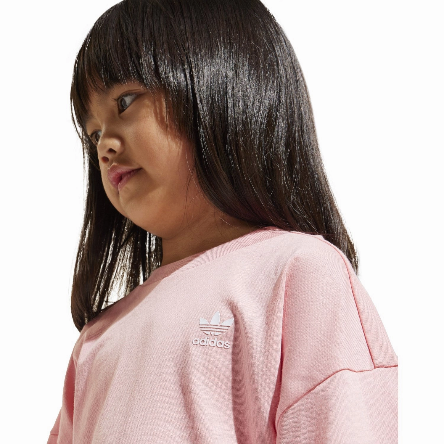 adidas Originals Semi Pink Spark Cs Tee Set Curved Hemline