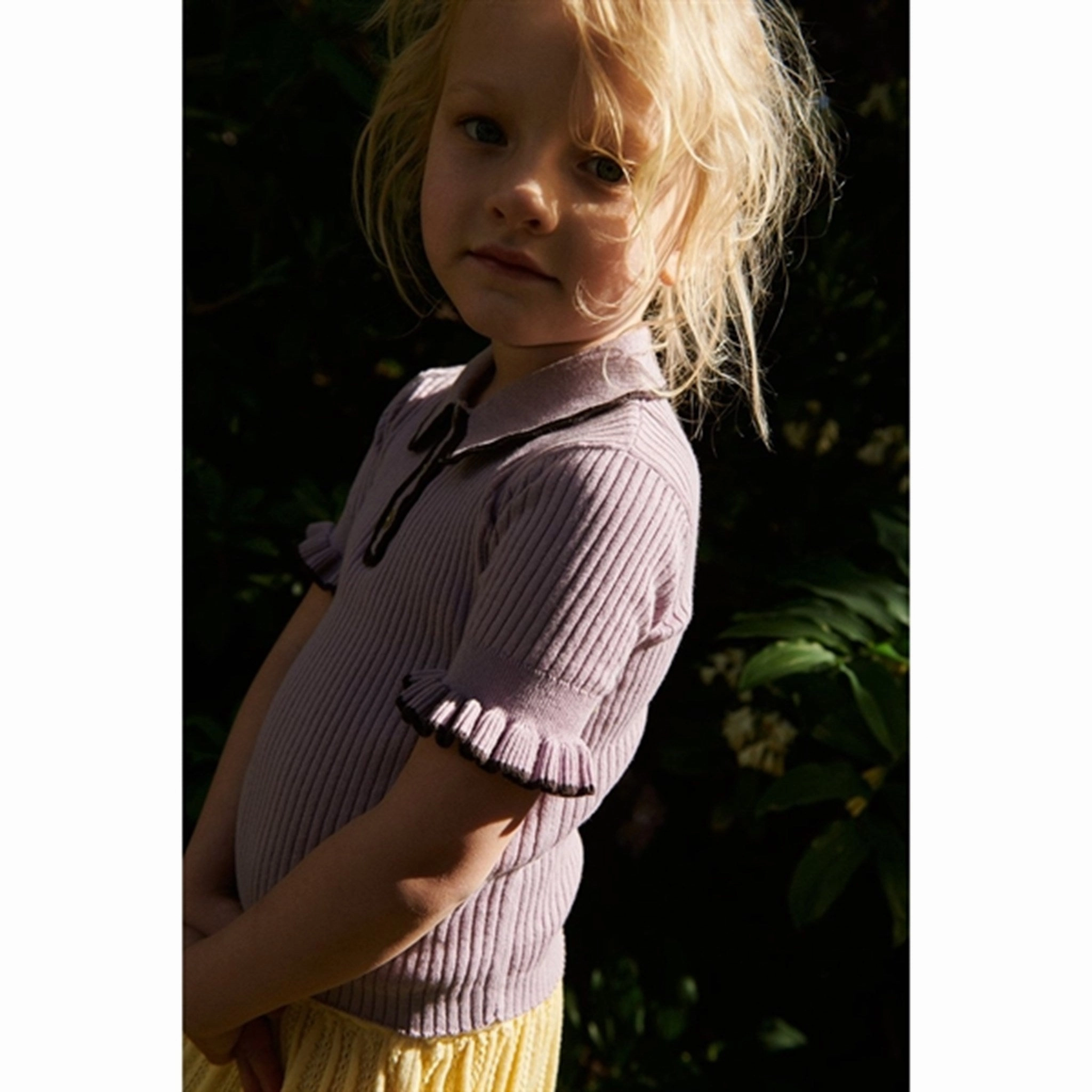 FUB Heather Rib Polo T-shirt VintageWash Weekend Ready