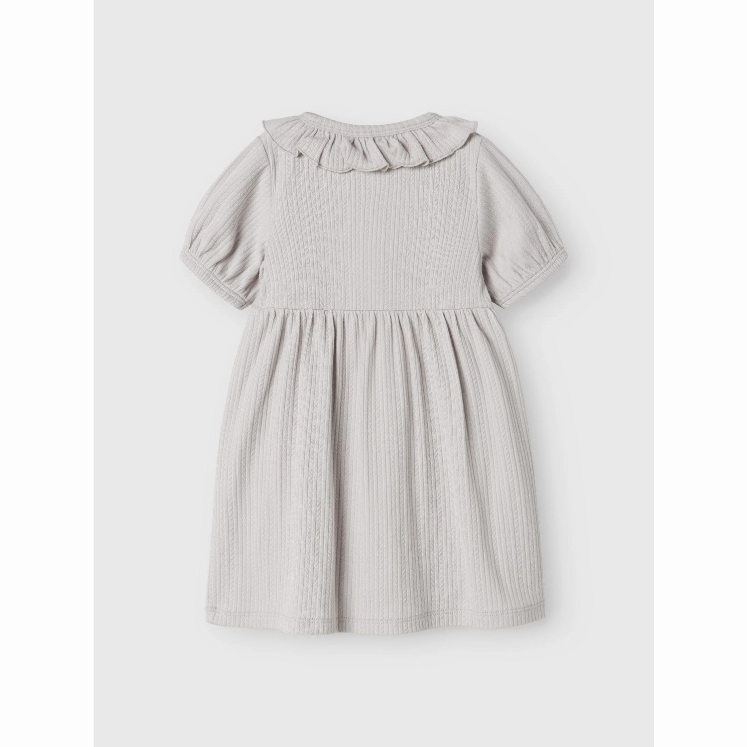 Flowing Texture Sophisticated Cut Lil'Atelier Vapor Blue Fleura Body Dress