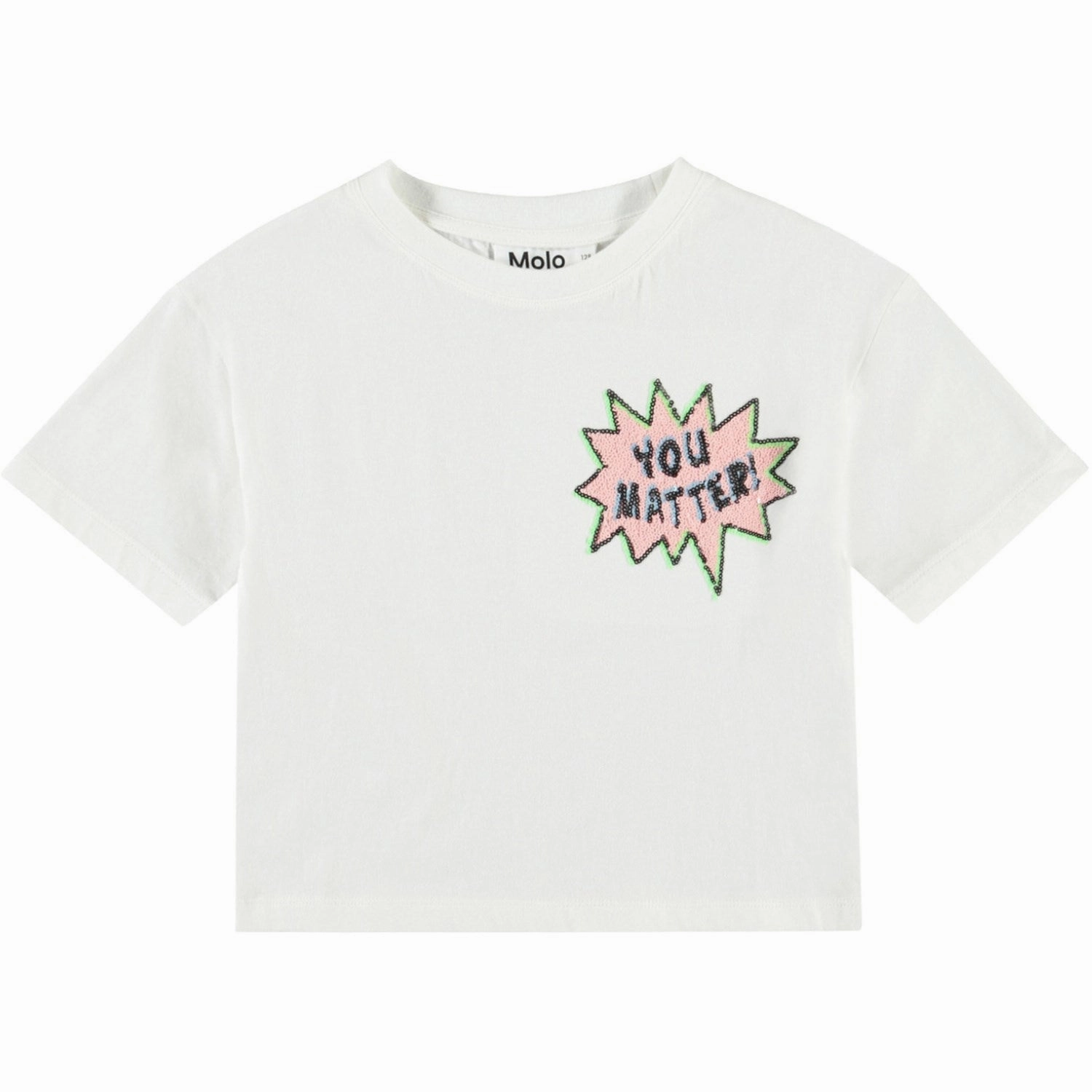 Molo You Glitter Reinette T-Shirt Flexible Collar