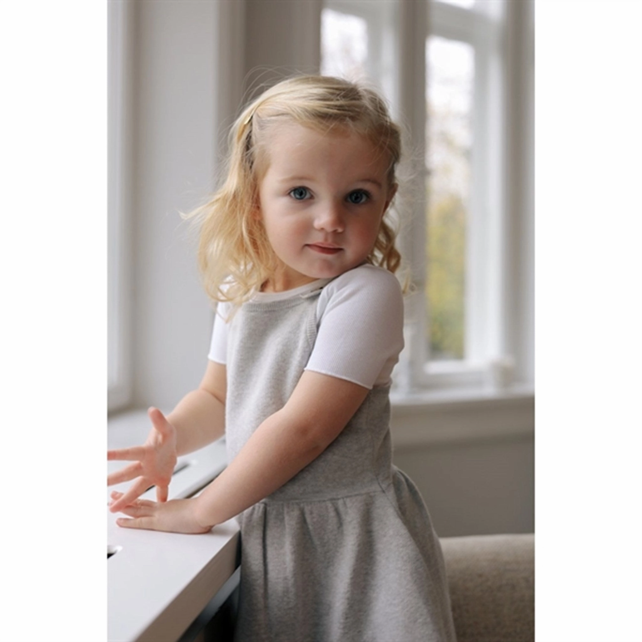 HOLMM Silver Shadow Kaya Knit Spencer Dress Smart touch