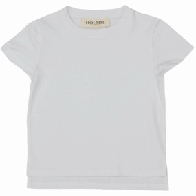 HOLMM White Luis Cotton T-Shirt Chic Style Hypoallergenic Textile