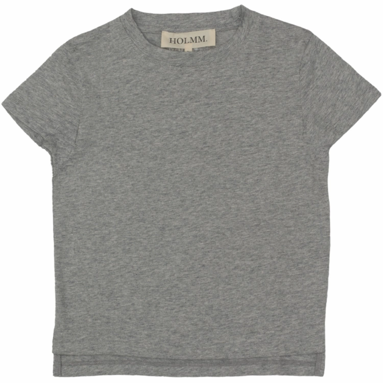 HOLMM Light Grey Luis Cotton T-Shirt Lightweight Weave Microfiber texture