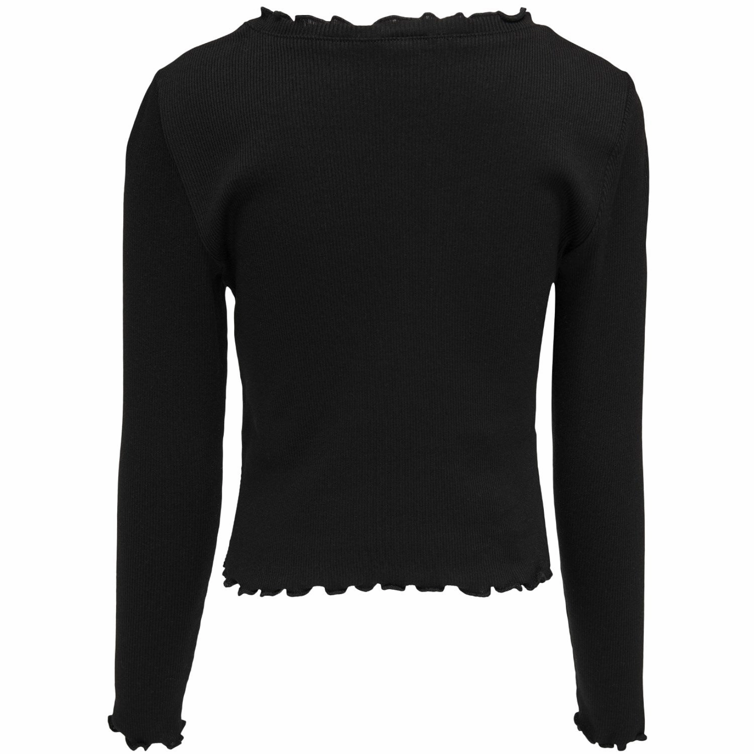 Animal Print kids ONLY Black Laila Button Blouse