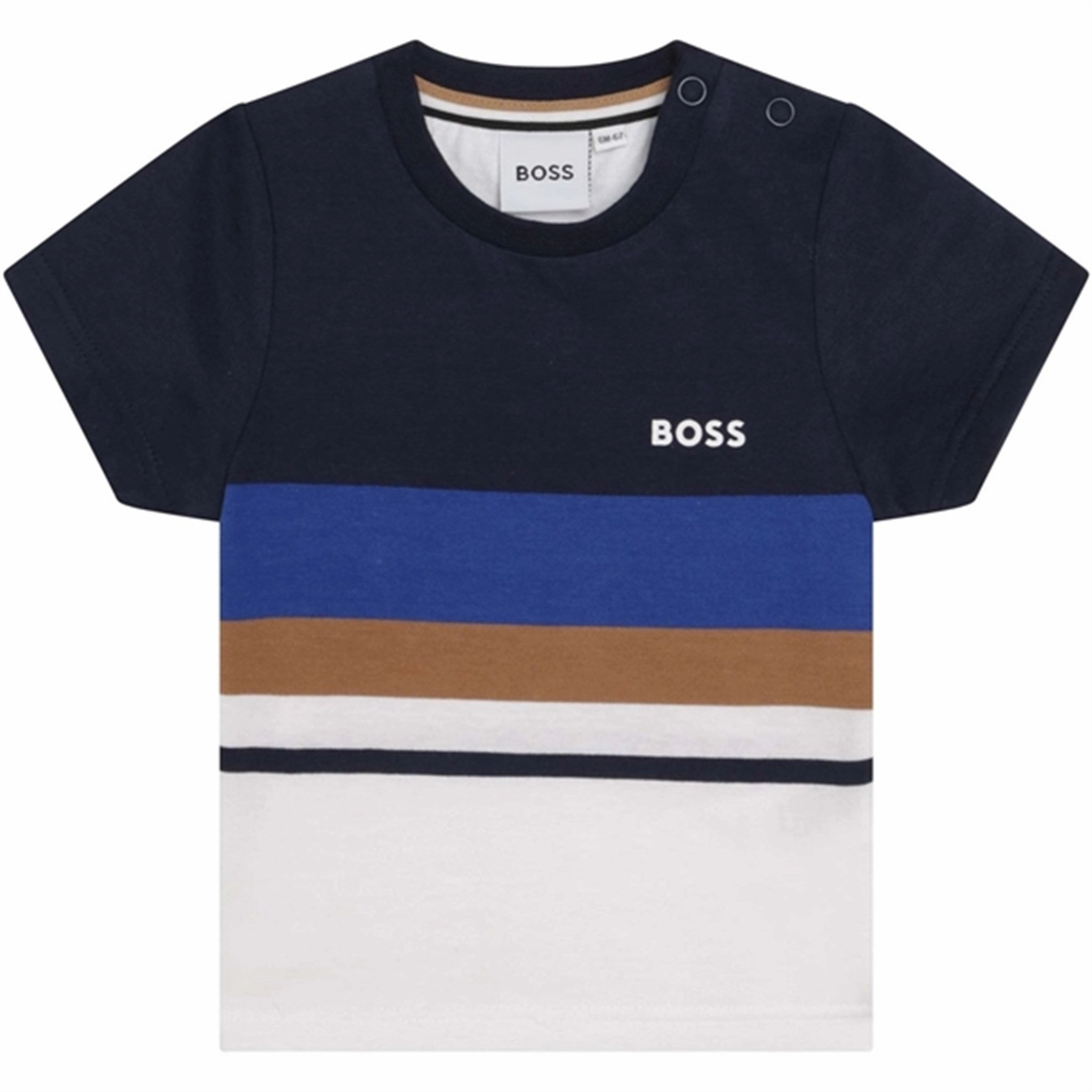 Chic Style Trend Hugo Boss Baby T-shirt Navy