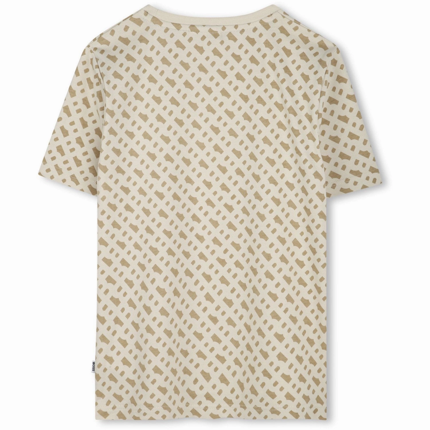 Matte Look Wrinkle Resistant Hugo Boss Sand T-Shirt