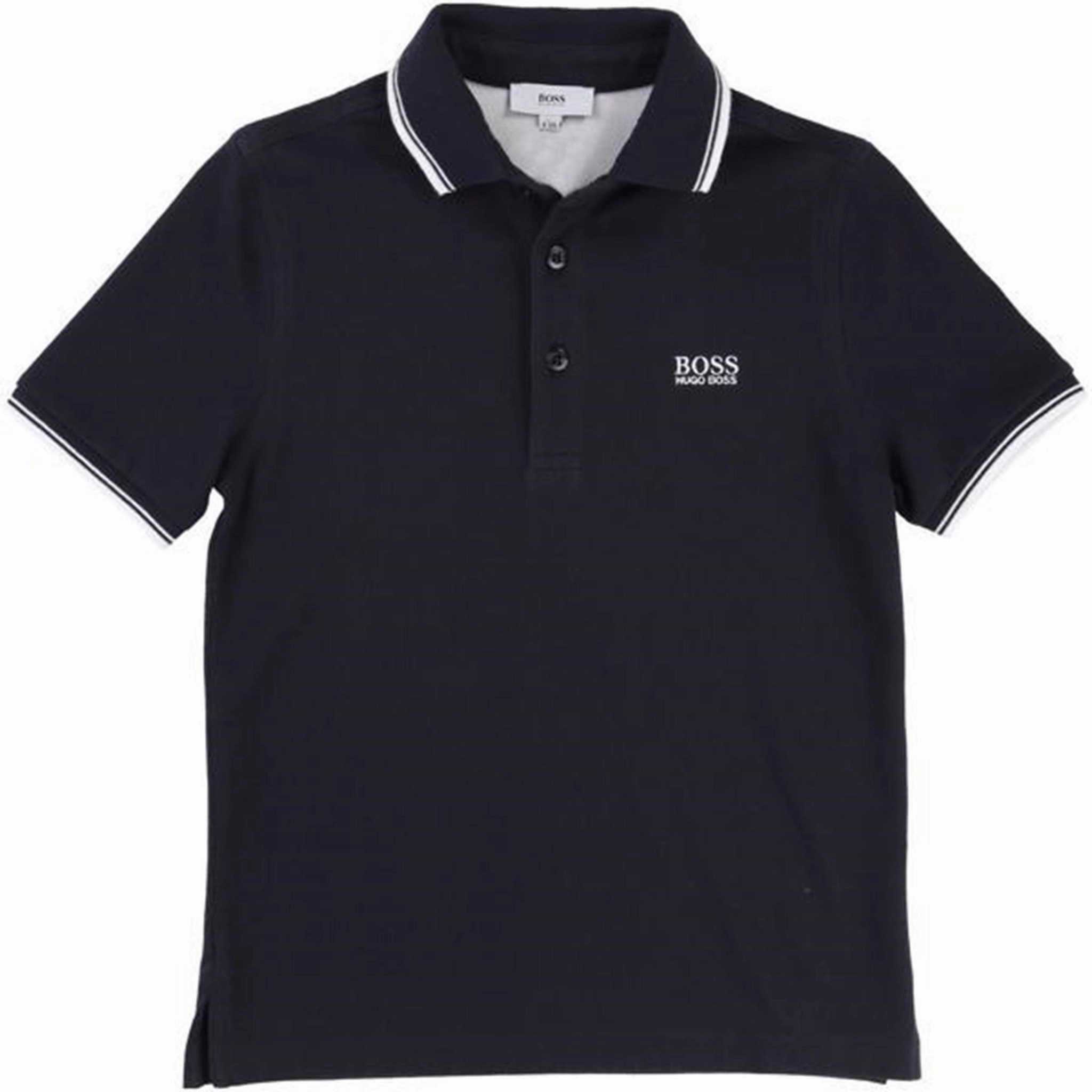 NoChafe Collar Lining Hugo Boss Short Sleeved Polo (navy)