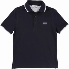 Hugo Boss Short Sleeved Polo (navy) Eco Friendly Dye
