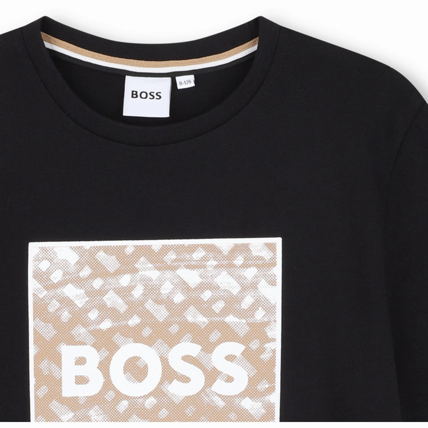 Practical Comfort Multi Panel Design Hugo Boss Short Sleeves Tee-Shirt
