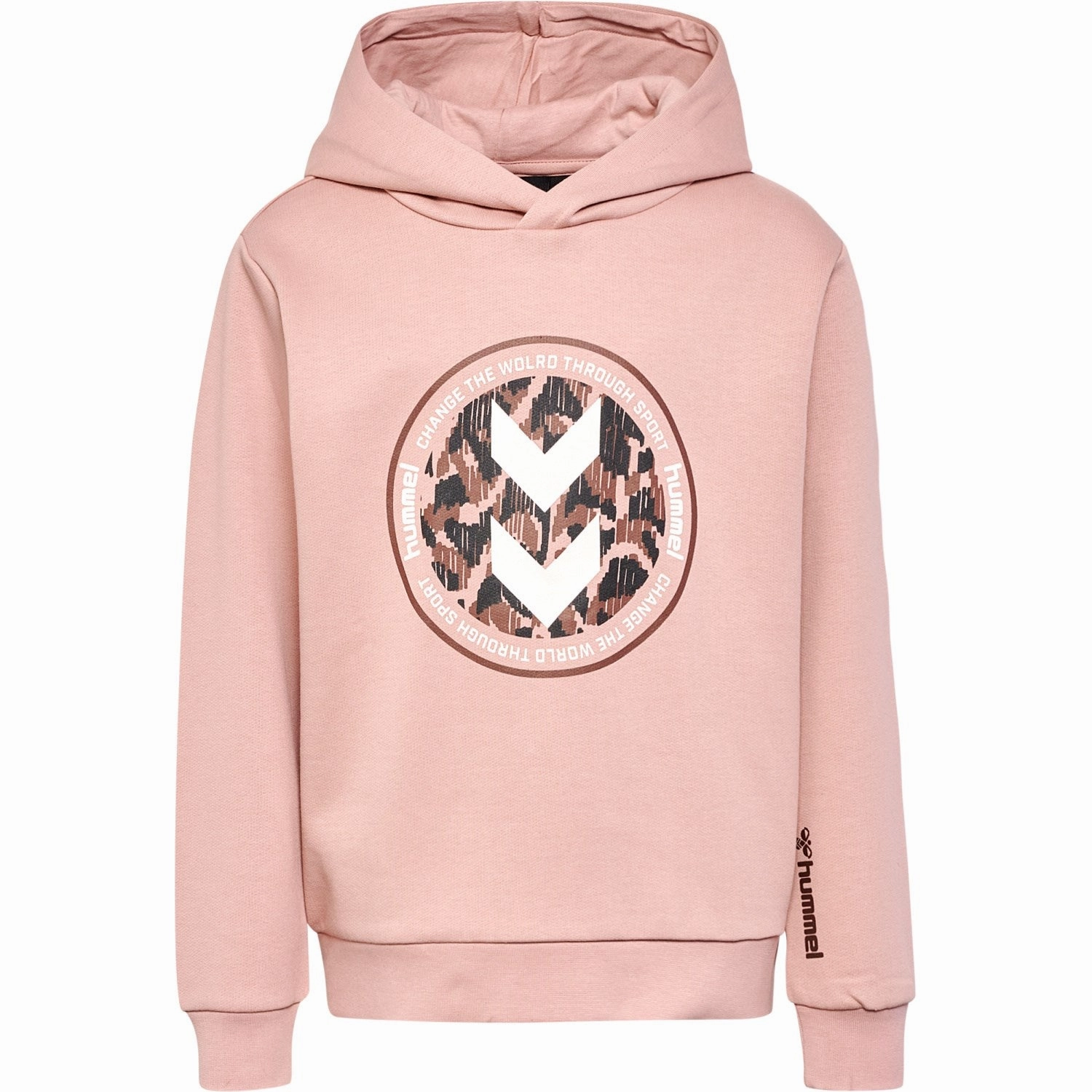 Extended Back Length Hummel Adobe Rose Chilli Hoodie
