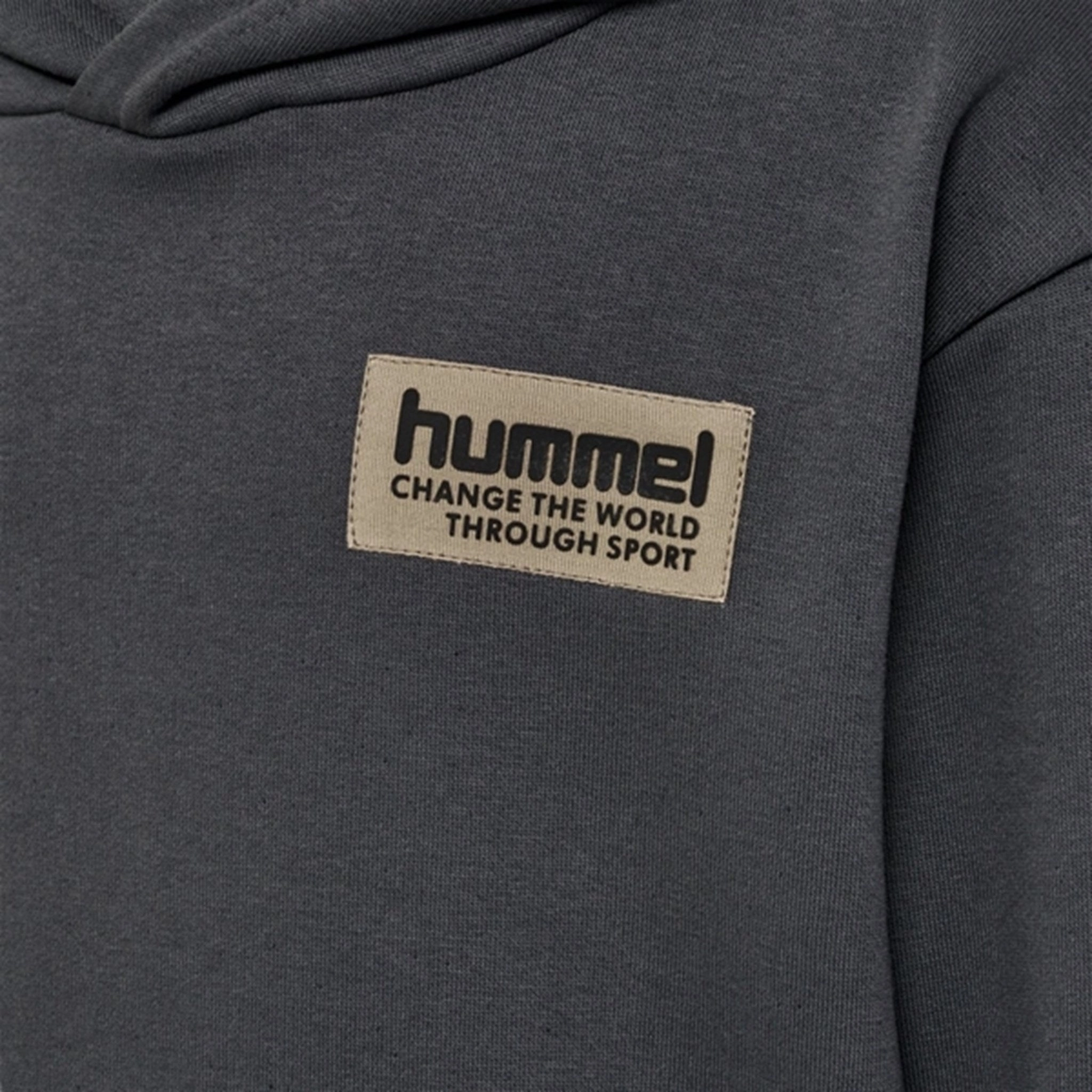 Fleece Lining Functional Fashion Hummel Asphalt Dare Hoodie