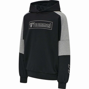Business casual Street Classic Hummel Black Boxline Hoodie
