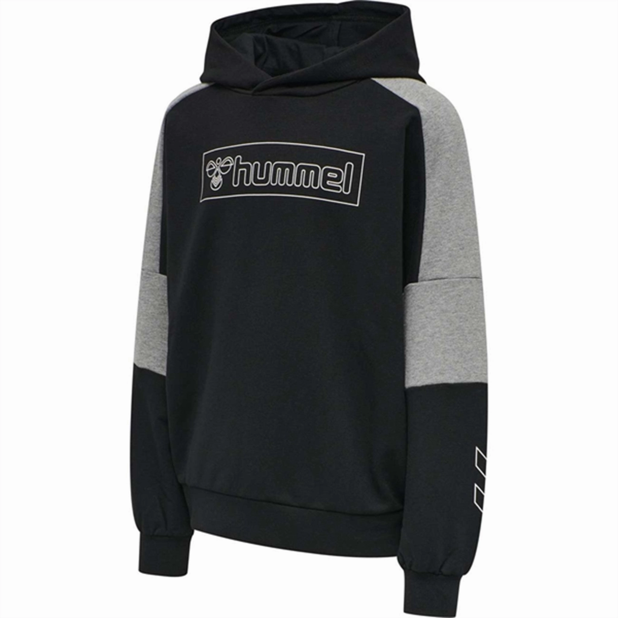 Hummel Black Boxline Hoodie Active Apparel tropical style