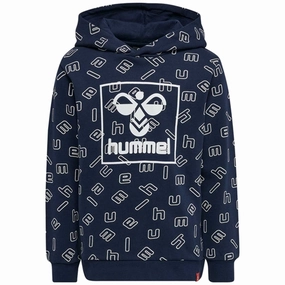 full zip Breathable fabric Hummel Black Iris Almar Hoodie