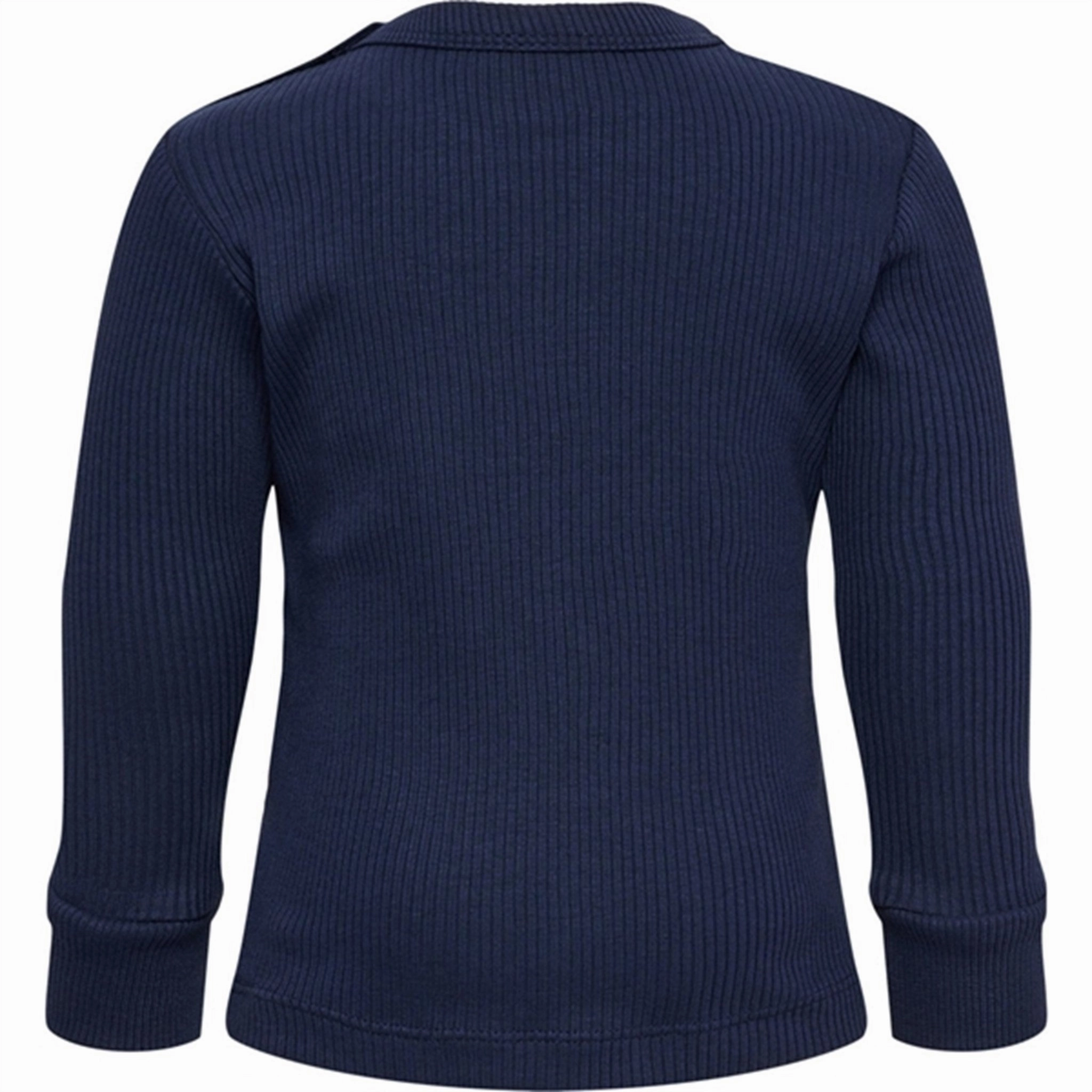 Hummel Black Iris Sami Blouse Layering Essential Soft Collar Design