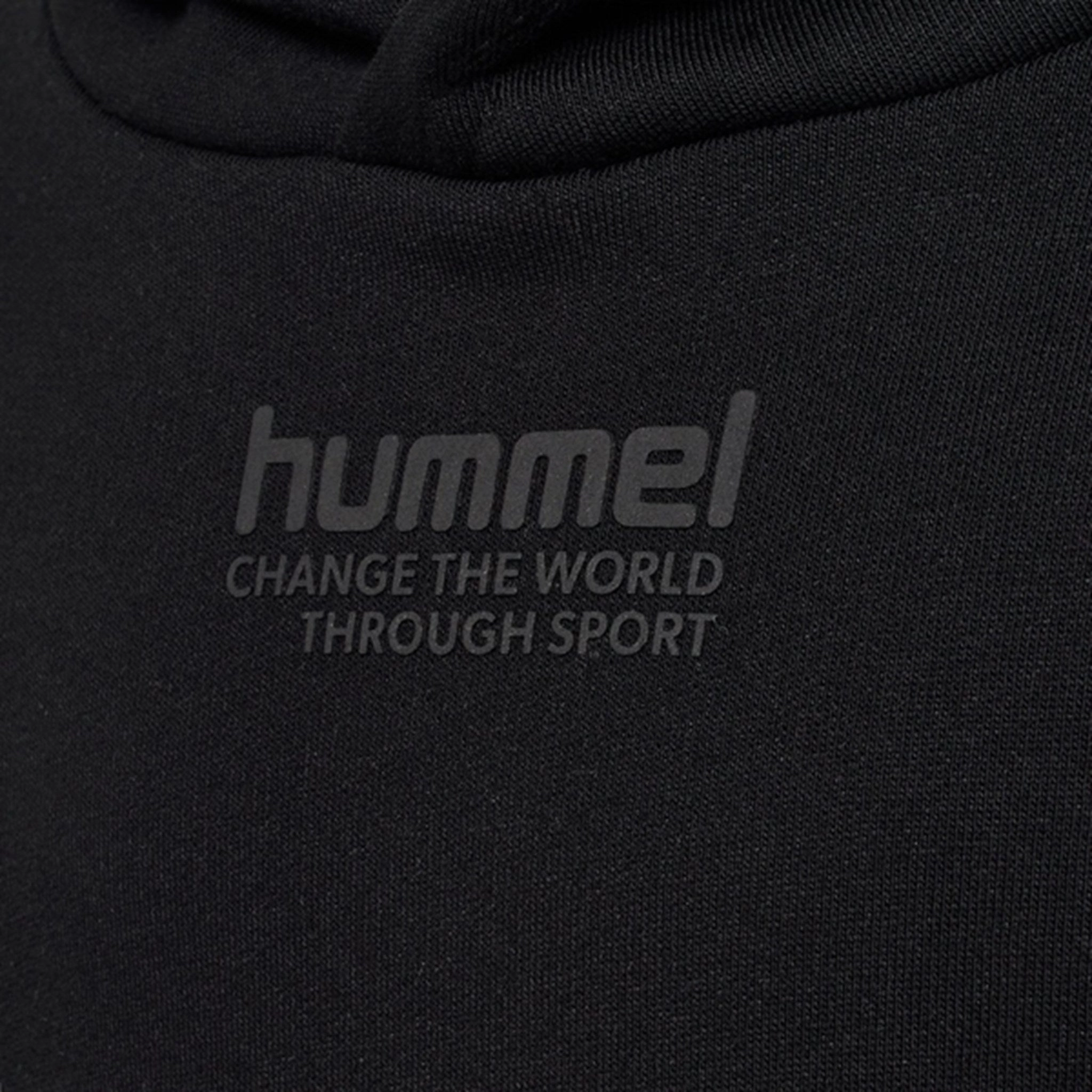 Velvet Touch microfiber Hummel Black Pure Hoodie