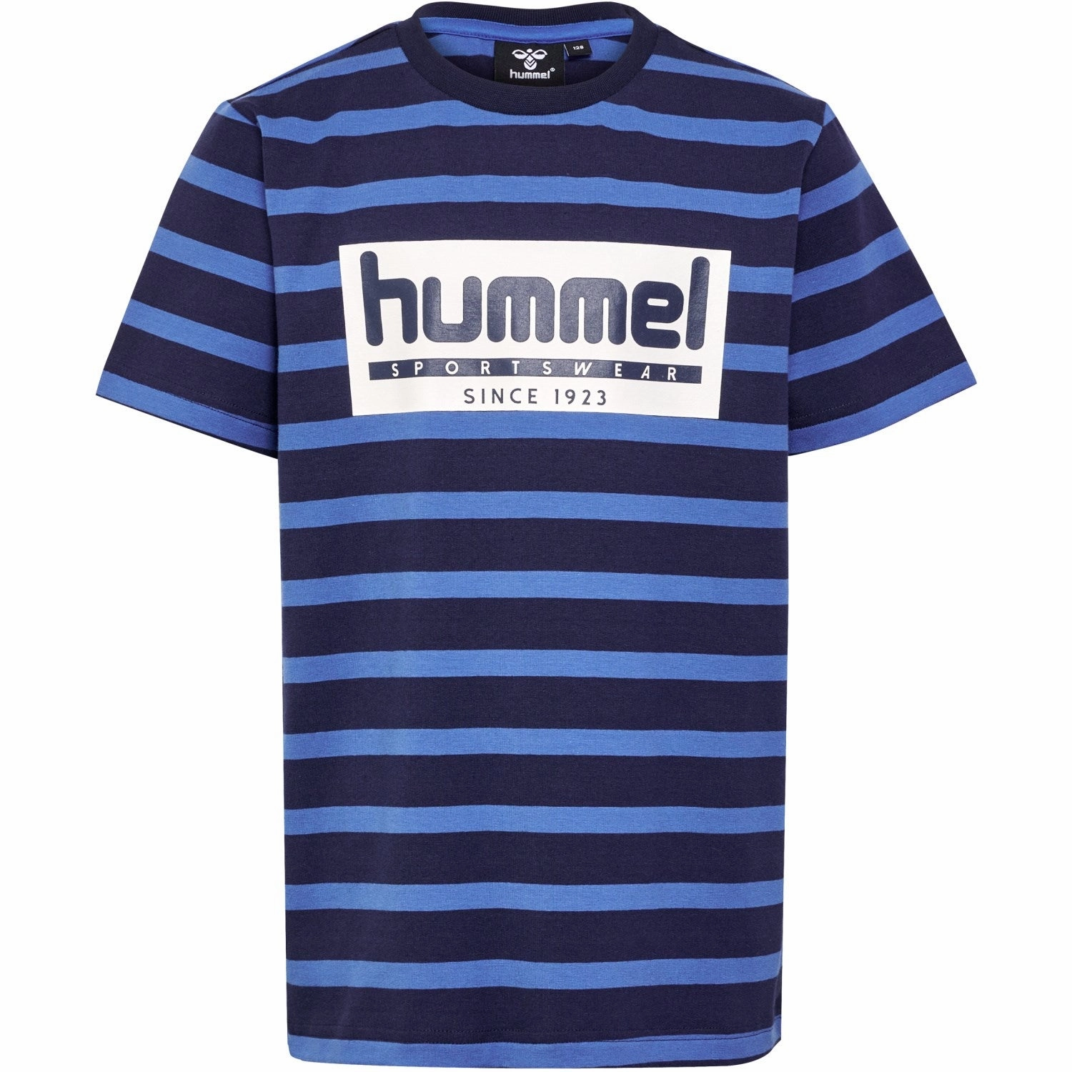 Breathable mesh panel Versatile Fit Hummel Bright Cobalt Osvald T-shirt