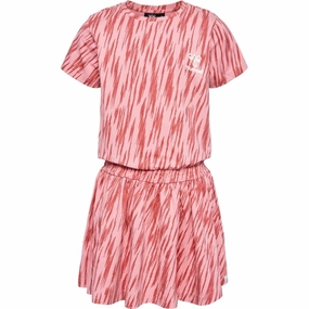 Hummel Canyon Rose Sophia Dress S/S Relax Line Fresh Style