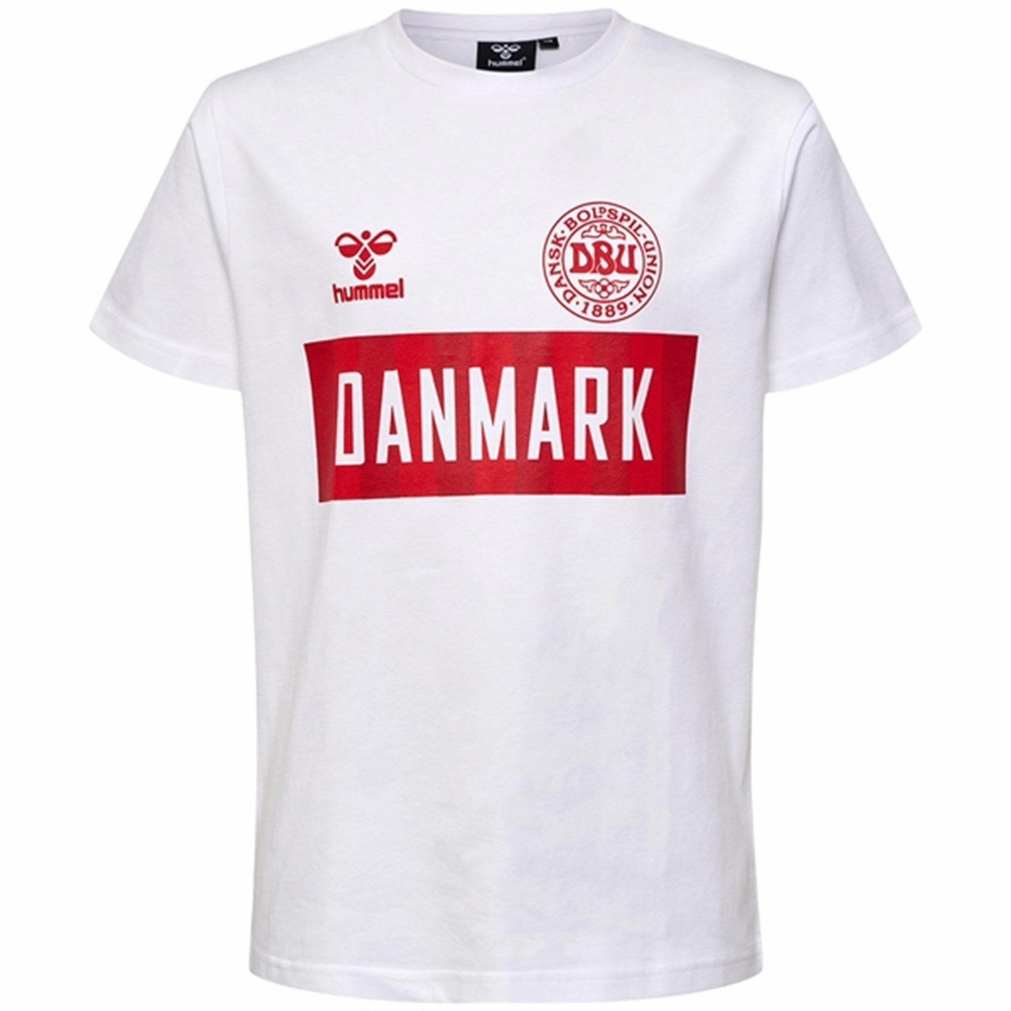Hummel DBU VM 2022 Bright White Hooray T-shirt Fade Resistant Print