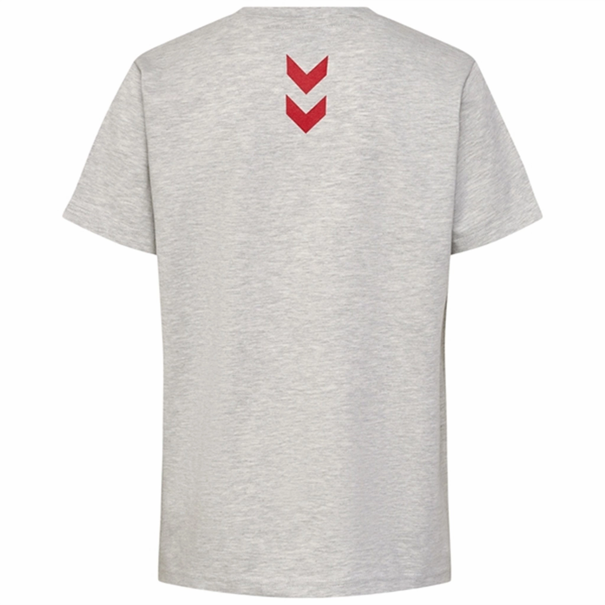 Hummel DBU VM 2022 Grey Melange Hooray T-shirt Flattering Fit Beaded details