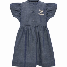 Air Beauty Pleat-Front Hummel Denim Blue Corsi Dress