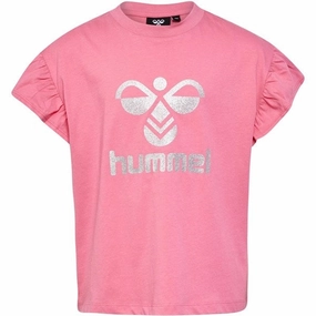 Flatlock stitching Everyday Look Hummel Desert Rose Dodo T-shirt
