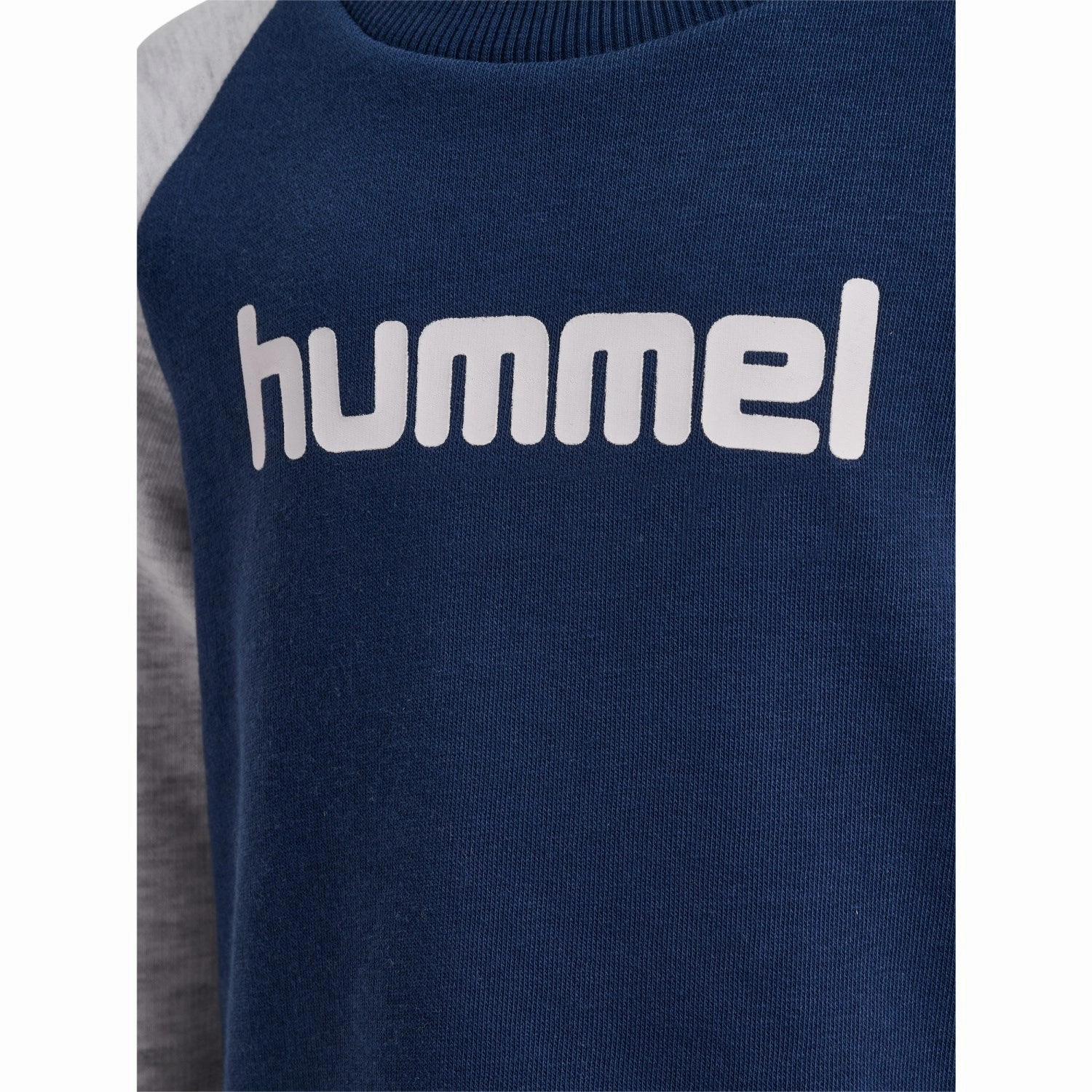 Dust mite resistant NonBinding Elastic Edging Hummel Dress Blues Mini Reg Base Sweat Set