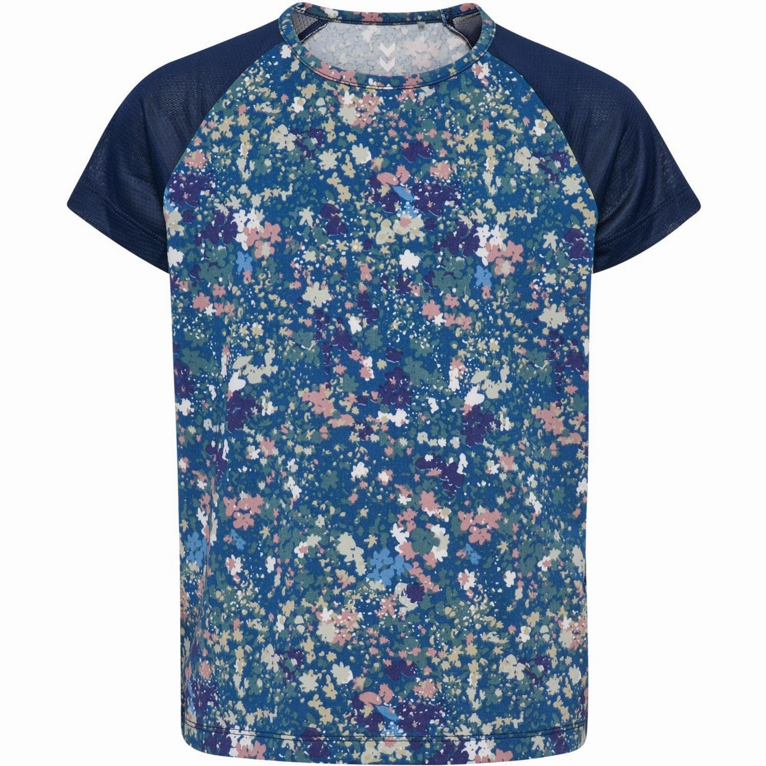 Sophisticated Casual Layered Neckline Hummel Dress Blues/Riverside Mix T-Shirt
