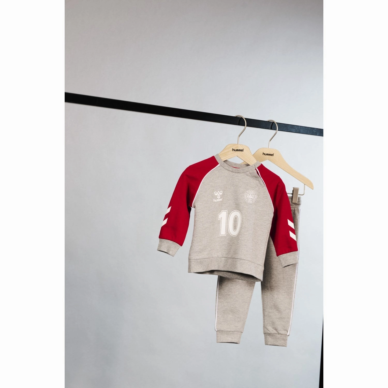 workmanship Odor Control Silver Ion Hummel Grey Melange DBU Gameday Crewsuit