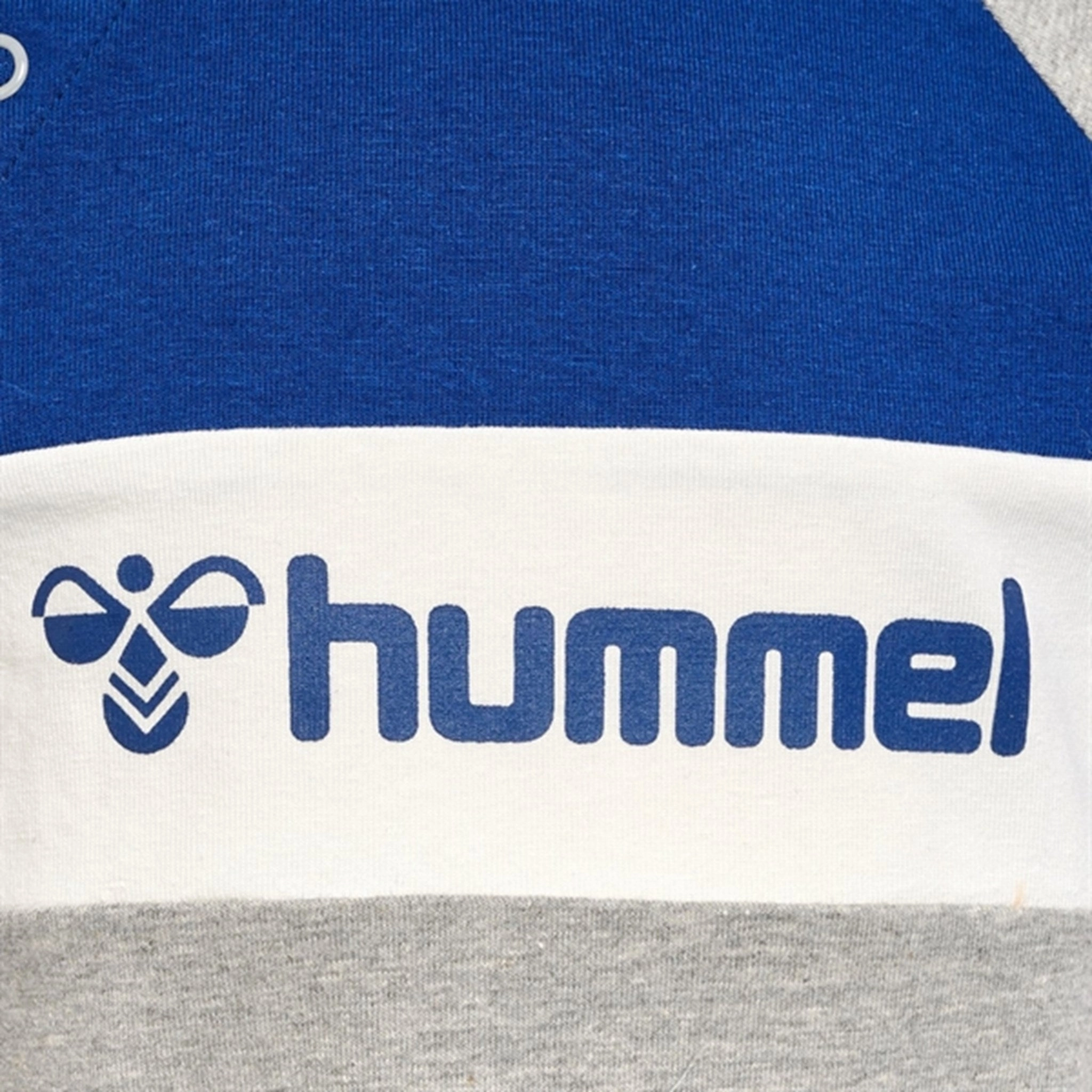 Hummel Grey Melange Murphy T-shirt Eco Conscious Production DoubleStitched Seams
