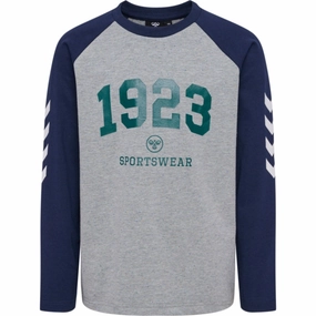 Hummel Light Grey Melange Nipps Blouse Dynamic Design