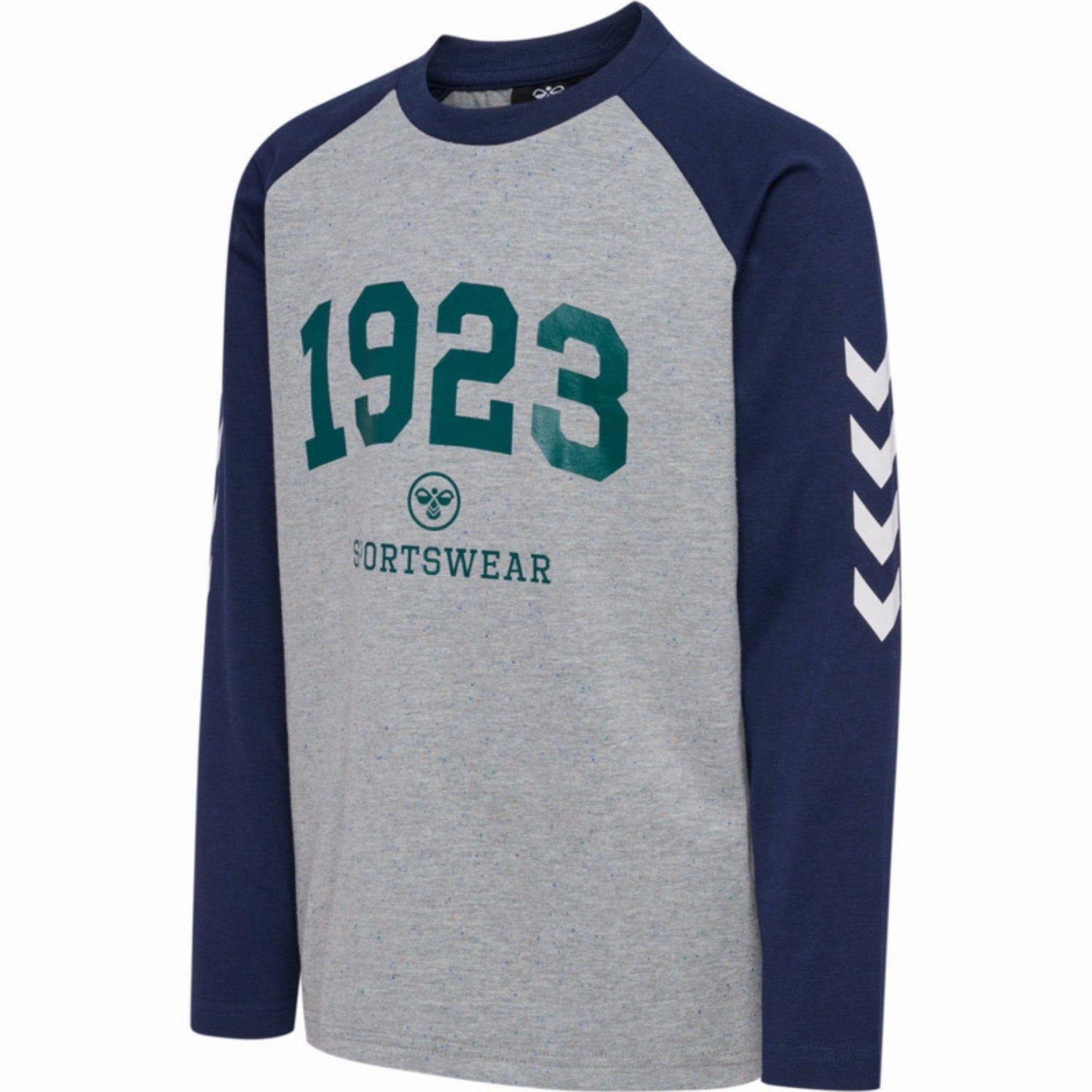 Ergonomic Sleeve Cut Everyday Wear Hummel Light Grey Melange Nipps Blouse