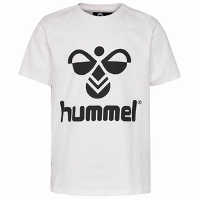 Casual Statement Minimalistic Wear Hummel Marshmallow Tres T-Shirt S/S